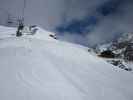 Alpjoch-Abfahrt von der Alpjoch-Bahn aus