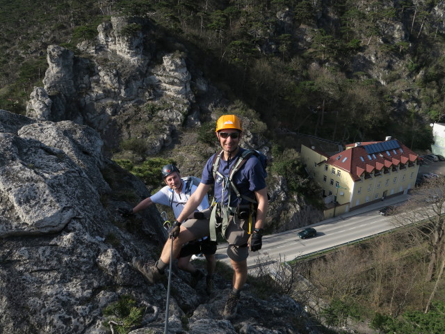 Erich und ich im sch&ouml;nen Quergang