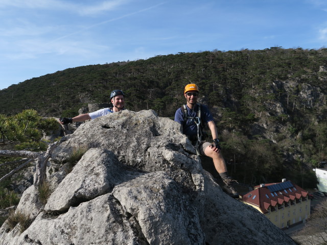 Erich und ich am Grat