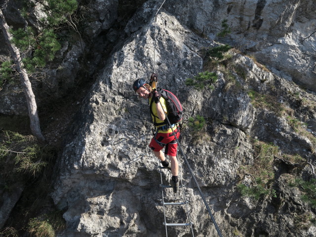 Jörg auf der Seilbrücke