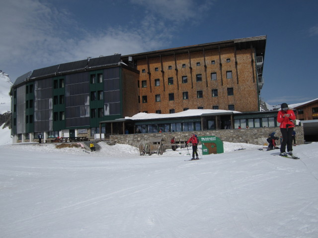 Eva-Maria beim Berghotel Rudolfshütte, 2.311 m