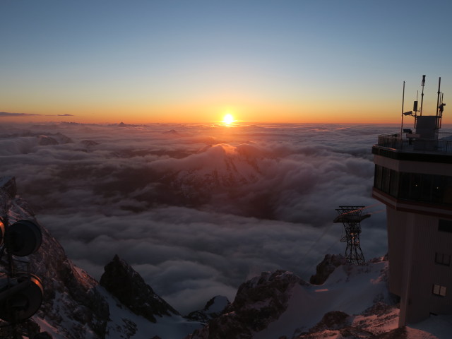 von der Zugspitze Richtung Westen