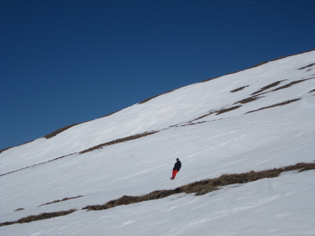 Markus zwischen Piz Val Gronda und Heidelberger Hütte (11. Apr.)