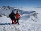 Markus und ich am Palinkopf, 2.864 m (10. Apr.)