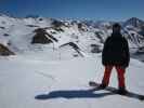 Markus auf der Piste 70a (11. Apr.)