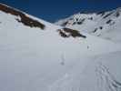 Markus zwischen Piz Val Gronda und Heidelberger Hütte (11. Apr.)