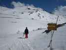 Markus zwischen Piz Val Gronda und Heidelberger Hütte (11. Apr.)