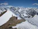 Stefan und Markus zwischen Piz Val Gronda und Fimbatal (12. Apr.)