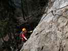 Gebirgsvereins-Klettersteig: Hannelore in der Headwall