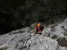 Gebirgsvereins-Klettersteig: Hannelore in der Headwall