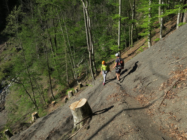 zwischen Klettersteig 'Wasserfall St. Anton im Montafon' und St. Anton im Montafon