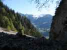 Abzweigung zum Valkastiel-Klettersteig