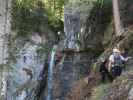 Klettersteig 'Wasserfall St. Anton im Montafon': Seilbrücken