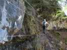 Klettersteig 'Wasserfall St. Anton im Montafon': zweite Seilbrücke