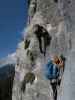 Olivers Mariazeller Klettersteig: Christian und Verena auf der Startrampe