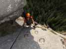 Olivers Mariazeller Klettersteig: Verena bei der Höhle