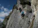 Olivers Mariazeller Klettersteig: Christian und Verena bei der Schikane