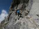 Olivers Mariazeller Klettersteig: Christian und Verena bei den Runsen