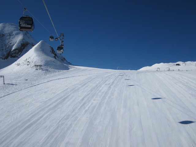 Gletscherpiste 1 vom Gletscherjet 4 aus