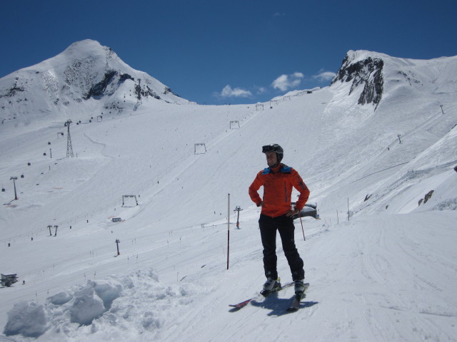 Ich auf der Piste 'Easy Run'