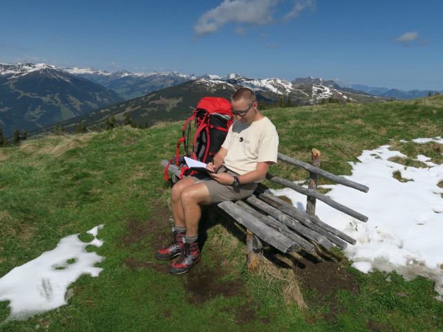 Ich auf der Sausteigen, 1.912 m (26. Mai)