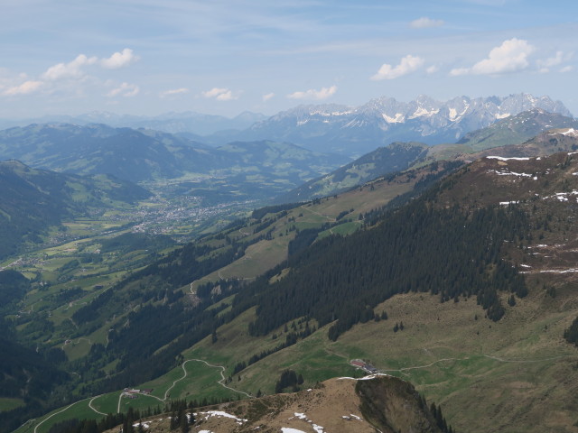 von der Sonnspitze Richtung Nordwesten (27. Mai)