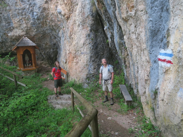 Hannelore und Erich zwischen Schwarza und Grubenfranzl