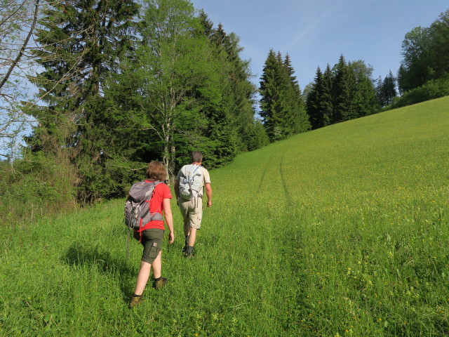 Hannelore und Erich zwischen Grubenfranzl und Freudentaler Mauer