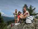 Ich, Hannelore und Erich am Handlesberg, 1.370 m