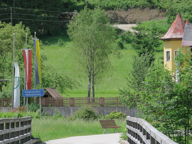 Bahnhof Stiegengraben - Ybbstaler Hütte, 552 m (10. Juni)