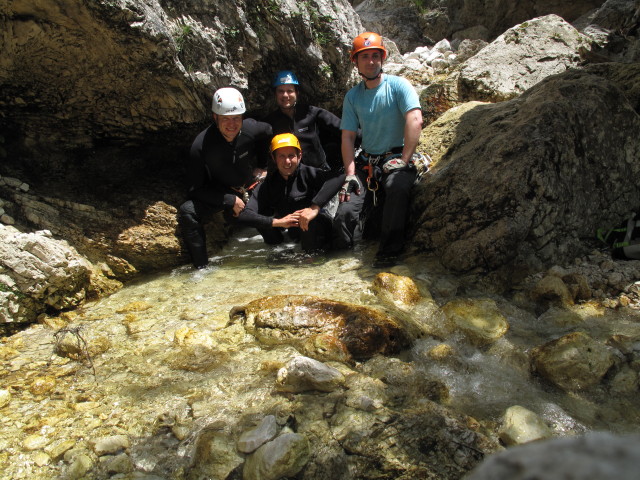 Aaron, ich, Ronald und Dominik