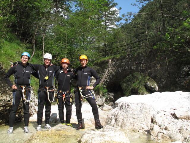 Ronald, Aaron, Dominik und ich