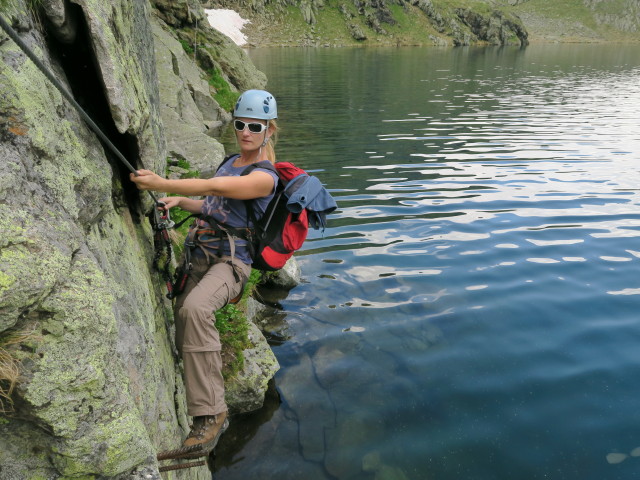 Wangenitzsee-Klettersteig: Evelyn (2. Juli)