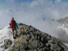 Evelyn zwischen Petzeck und Wangenitzseehütte (2. Juli)