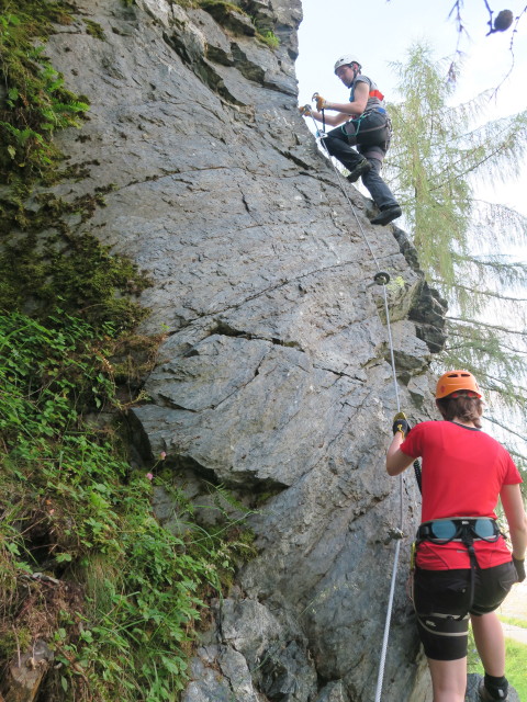 Klettersteig 'Burg Heinfels': Erich und Hannelore im Familienklettersteig