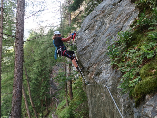 Klettersteig 'Burg Heinfels': Irmgard in der Variante