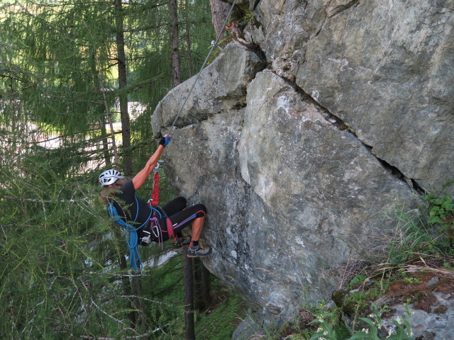 Klettersteig 'Burg Heinfels': Irmgard in der Variante