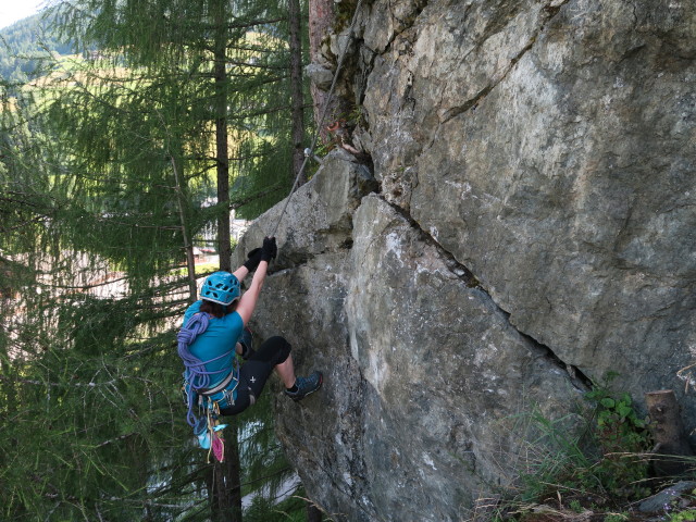 Klettersteig 'Burg Heinfels': Irene in der Variante