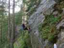 Klettersteig 'Burg Heinfels': Irmgard in der Variante