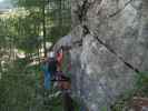 Klettersteig 'Burg Heinfels': Irmgard in der Variante