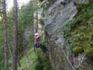 Klettersteig 'Burg Heinfels': Erich in der Variante