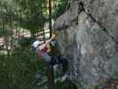 Klettersteig 'Burg Heinfels': Erich in der Variante