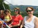 Edith, Irmgard, Hannelore und Irene in der Schlossbergbahn