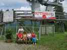 Hannelore, ich, Irmgard, Irene und Edith bei der Bergstation des Osttirodlers