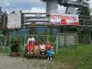 Hannelore, ich, Irmgard, Irene und Edith bei der Bergstation des Osttirodlers