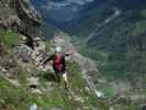 Evelyn am Steinwand-Klettersteig