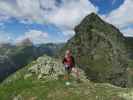 Evelyn am Steinwand-Klettersteig