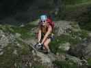 Evelyn am Steinwand-Klettersteig