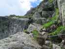 Steinwand-Klettersteig