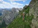 Evelyn am Steinwand-Klettersteig